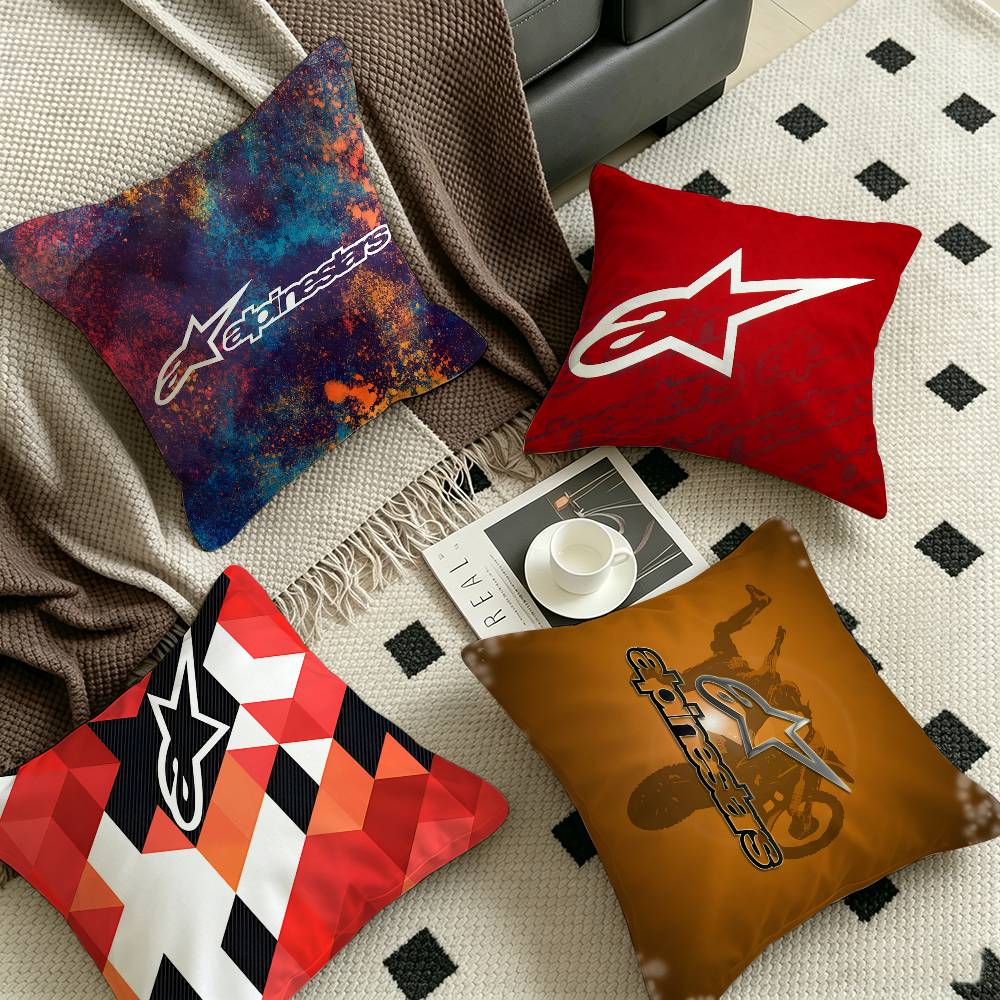 Home Textiles Logo - Alpinestars logolu yastık kılıfı, oturma odası