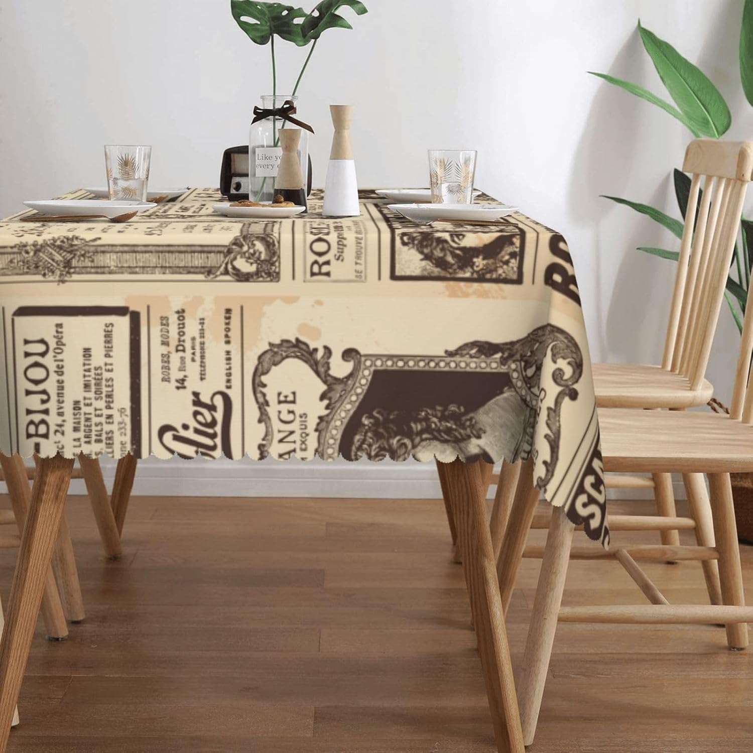 Vintage Paris Fransa Gazete Ma - Home Textiles News incelemesi ve fiyatı