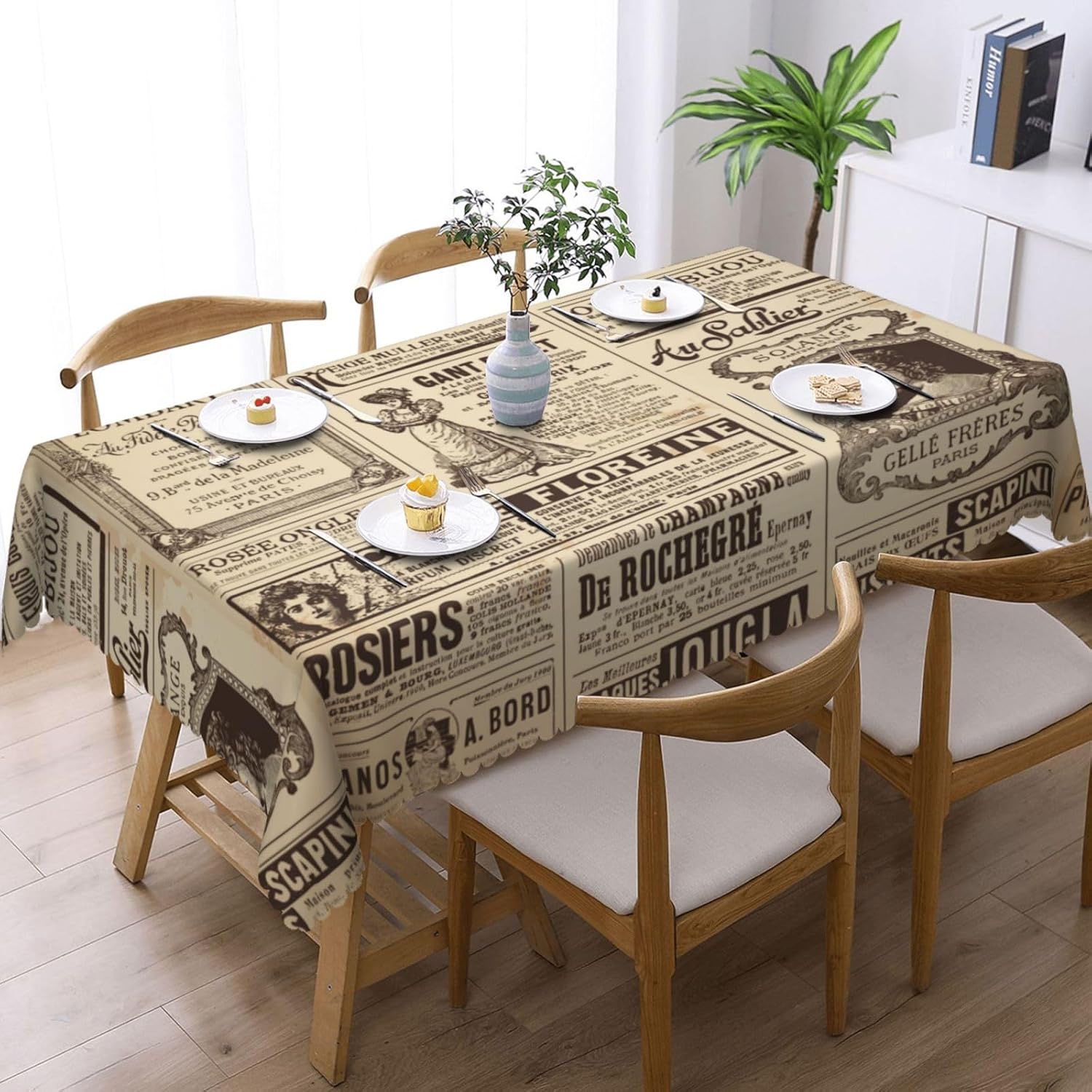Vintage Paris Fransa Gazete Ma - Home Textiles News incelemesi ve fiyatı