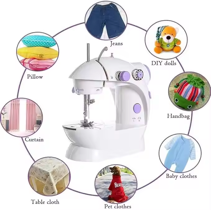 Mini Elektrikli Ev Tipi Dikiş  - Home Textiles Industry incelemesi ve fiyatı