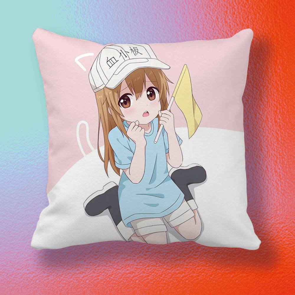 Anime Cells at Work Yastık kıl - Home Textiles Definition incelemesi ve fiyatı