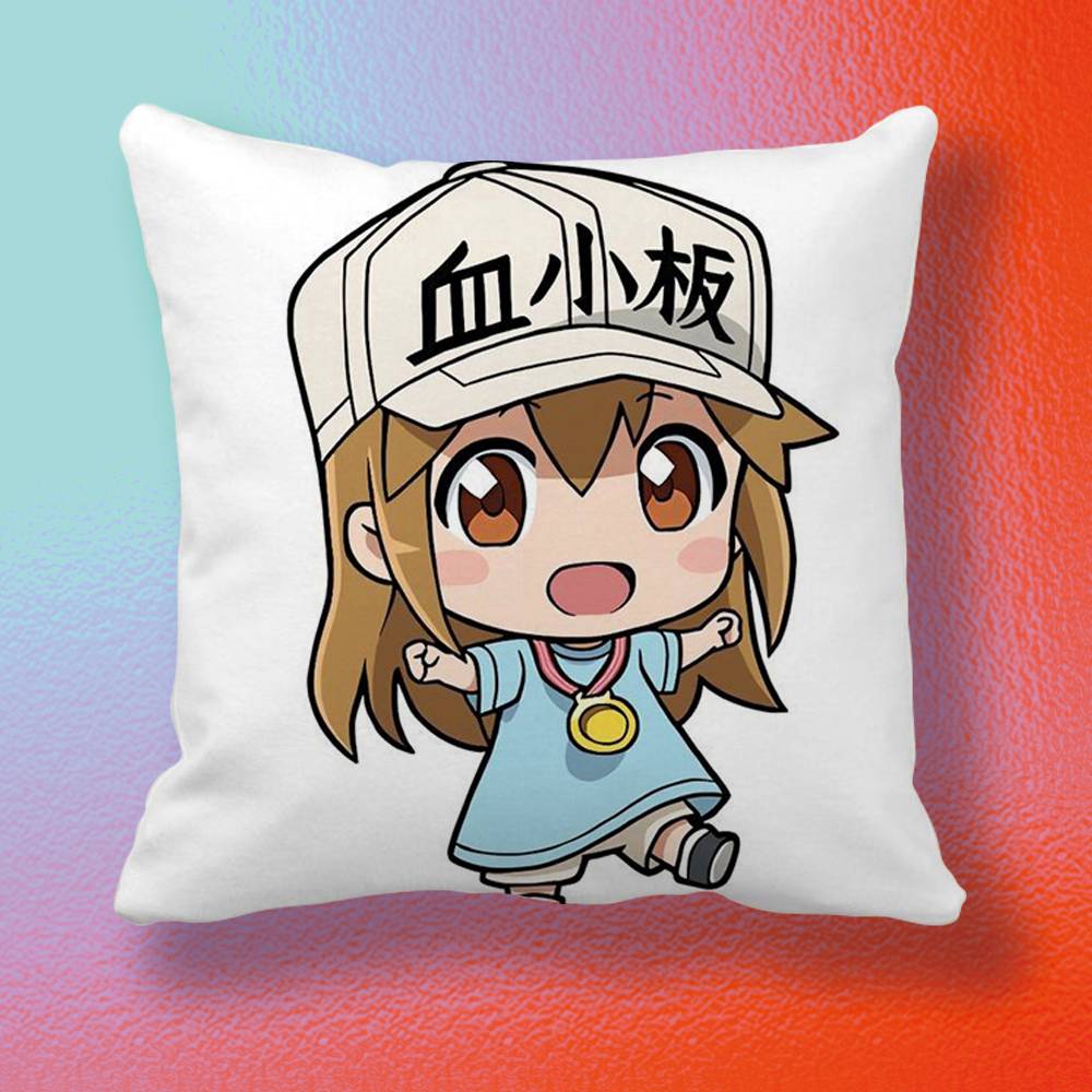 Anime Cells at Work Yastık kıl - Home Textiles Definition incelemesi ve fiyatı
